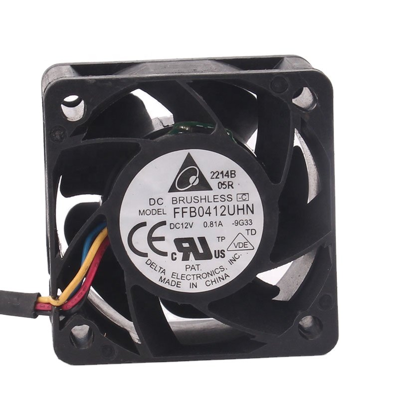 Delta 24V 48V DC12V 0.81A EC AC 4028 40X40X28MM 4CM PWM High air Volume Speed Regulation Axial Flow Ffb0412uhn-c Cooling Fan
